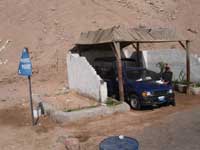 Дахаб. Полицейский кордон на дороге в Голубую Дыру